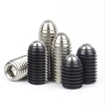 Ball Point Set Screw, Spring Ball Set Screw Grub Screw, Ball Point Spring Set Screw, Hex socket set screw-Ball point, Spring Hex Socket Ball Point Grub Set Screws Stainless Steel, Black Oxide Steel Ball Point Set Screw Hex Socket Harden Fastener