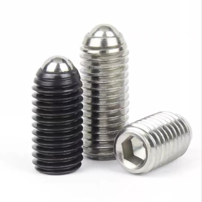 Ball Point Set Screw, Spring Ball Set Screw Grub Screw, Ball Point Spring Set Screw, Hex socket set screw-Ball point, Spring Hex Socket Ball Point Grub Set Screws Stainless Steel, Black Oxide Steel Ball Point Set Screw Hex Socket Harden Fastener