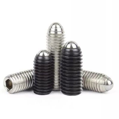 Ball Point Set Screw, Spring Ball Set Screw Grub Screw, Ball Point Spring Set Screw, Hex socket set screw-Ball point, Spring Hex Socket Ball Point Grub Set Screws Stainless Steel, Black Oxide Steel Ball Point Set Screw Hex Socket Harden Fastener