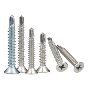 DIN 7504-O, ISO 15482, countersunk head self-drilling screws, countersunk self drilling screws, flat head self drilling screws, cross recessed countersunk screws, flush head self drilling screws, self drilling screws, sheet metal screws, metal fastening screws, drill point screws, tapping screws, DIN 7504 screws, zinc plated self drilling screws, OEM self drilling screws